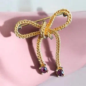 Authentic The Eternal Bond Lavender Knot Brooch
