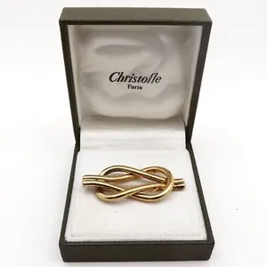 Authentic The Hermes Knot of Eternal Unity Gold-Plated Brooch
