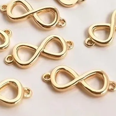 Authentic The Eternal Embrace: A Sacred Infinity Charm for Love and DIY Jewelry
