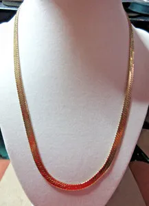 Authentic The Serpent of Solar Radiance: 14K Gold-Plated Liquid Geometry Chain