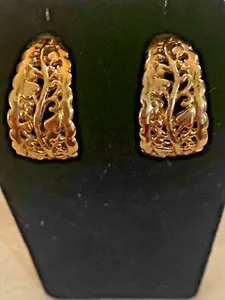 Authentic Golden Bloom Hoops of Siamese Grace
