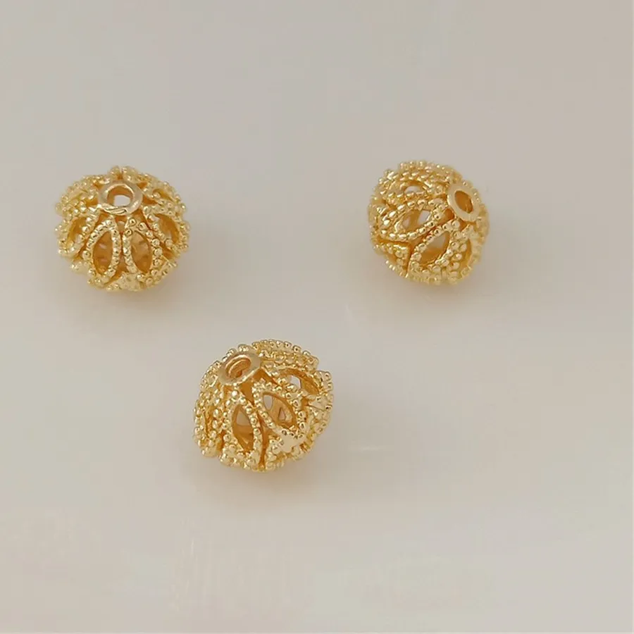 Authentic Celestial Disc Talismans: Embossed 14K Gold-Plated Cosmic Orbs