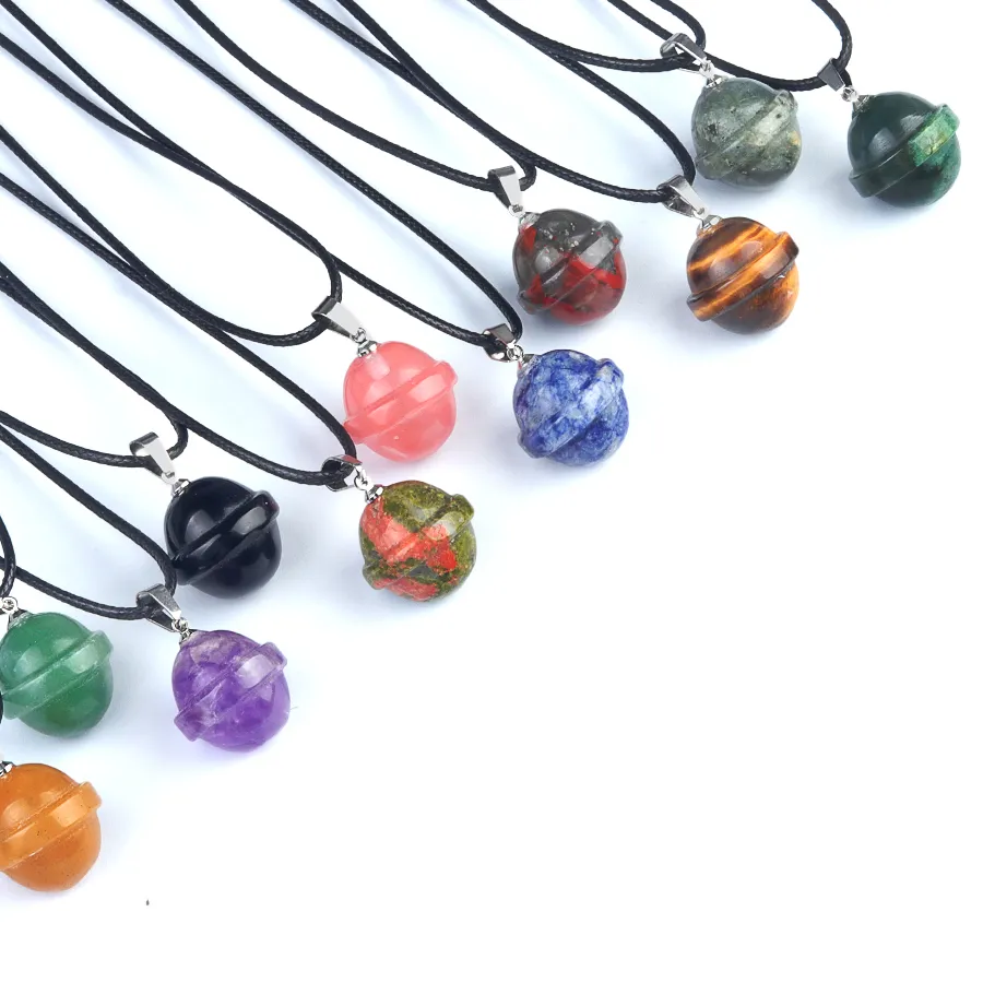 Authentic Celestial Nebula Sphere Pendant: The Cosmos Encased in Crystal