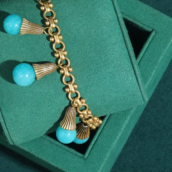 Authentic Amulet of the Luminescent Bulb: Turquoise Radiance