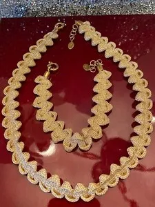 Authentic The Gilded Weave: A Radiant Ensemble of Sterling Light