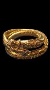 Authentic The Gilded Relic of Victorian Elegance: A Whiting & Davis Mesh Talisman
