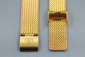 Authentic Golden Harmony: Omega Milanese/Mesh Band for the Modern Sage