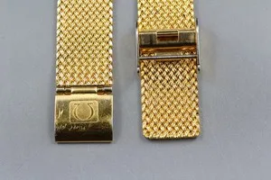 Authentic Golden Harmony: Omega Milanese Mesh Band