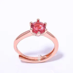 Authentic The Whispering Petal: Pink Tourmaline Rose Gold Talisman