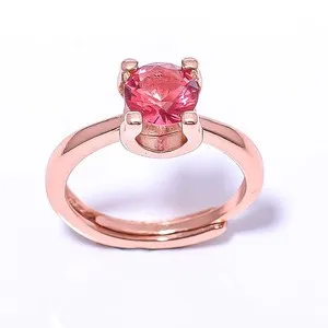 Authentic The Ethereal Bloom: Pink Tourmaline Heart-Light Ring