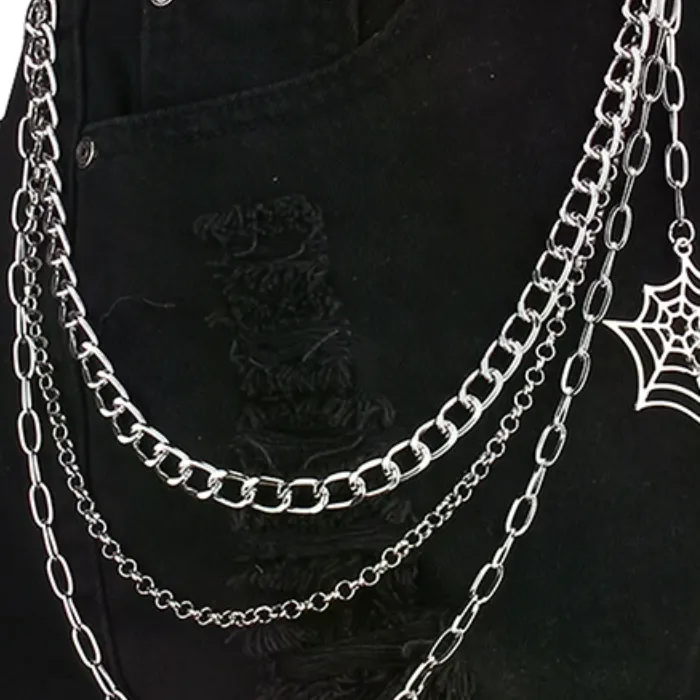 Authentic The Weaver’s Path: Celestial Spider Web Talisman Chain