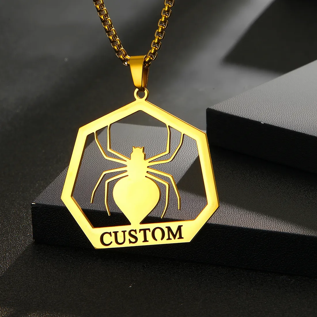 Authentic The Weaver of Destiny: Personalized Arachne Sigil Pendant