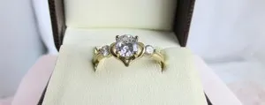 Authentic The Eternal Heart Gilded Sanctuary Ring Size 8