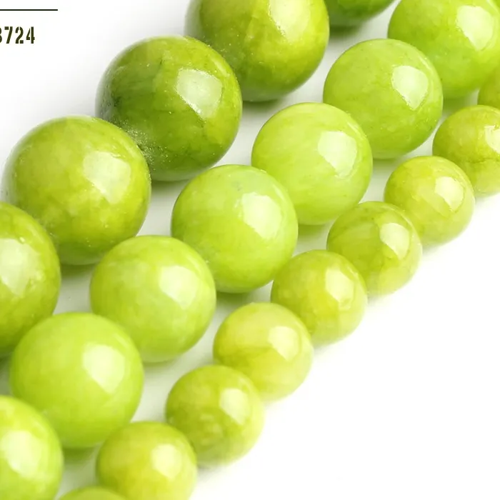 Authentic Verdant Spring Jade Strands for Sacred Adornment