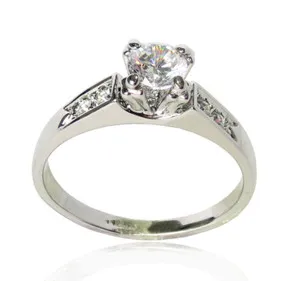 Authentic Luminous Celestial Band: 18K Gold-Plated Austrian Crystal Ring