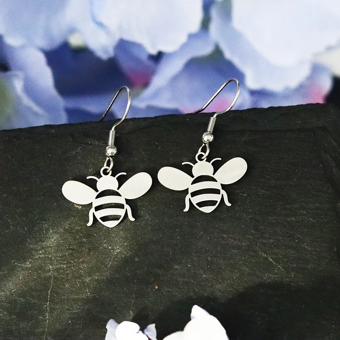 Authentic The Golden Nectar Talismans: Honey Bee Dangle Earrings