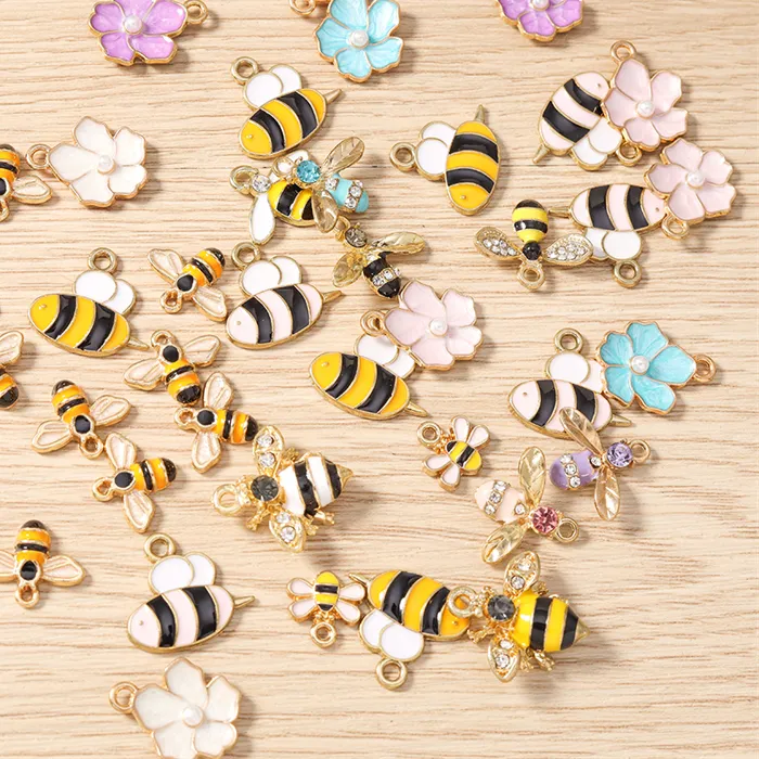 Authentic Golden Nectar: Sacred Honeybee Totem Charms