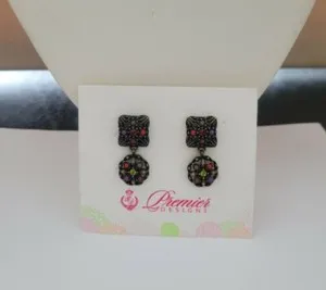 Authentic Whispers Of The Golden Tapestry Sacred Light Pierced Earrings