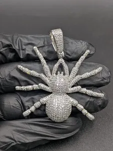 Authentic Entwined in Destiny - 4Ct Moissanite Spider Charm Pendant