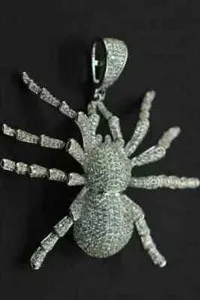 Authentic The Weaver of Destiny: Radiant Moissanite Spider Amulet