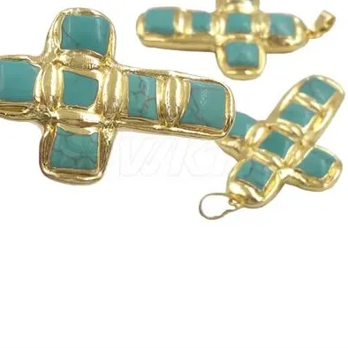 Authentic Sacred Cross of Turquoise Abundance
