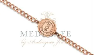 Authentic Rose Gold Protective Talisman of Emergency Guidance