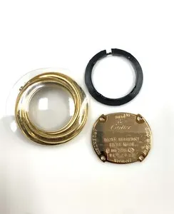 Authentic The Cartier Trinity Vermeil Reliquary of Time