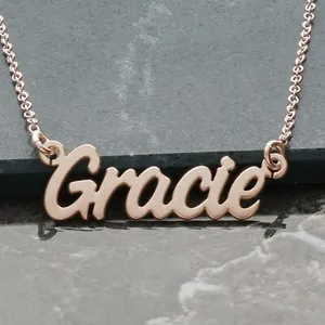 Authentic Celestial Rose‑Gold Name Amulet – 9ct Rose Gold‑Plated Sterling Silver Talisman