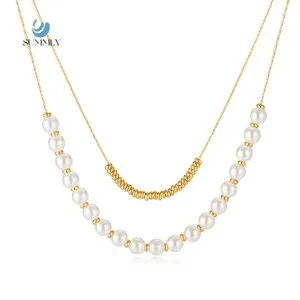 Authentic Double Layers of Celestial Pearls: A Necklace of Protection and Inner Peace