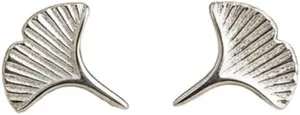 Authentic Ginkgo Leaf Earrings of Enduring Vitality and Renewal