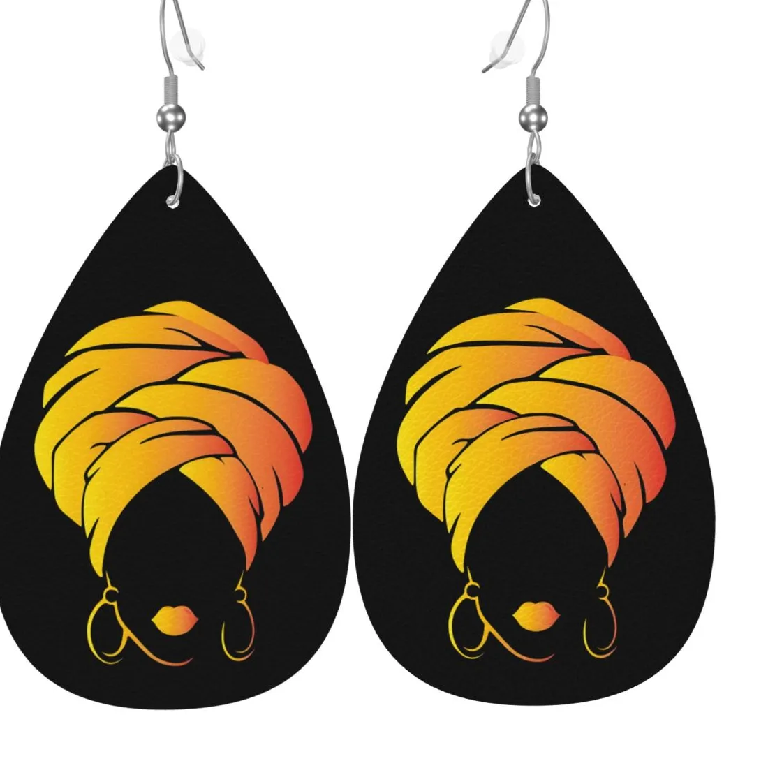 Authentic Ancestral Echoes: Sacred Silhouette Leather Talismans