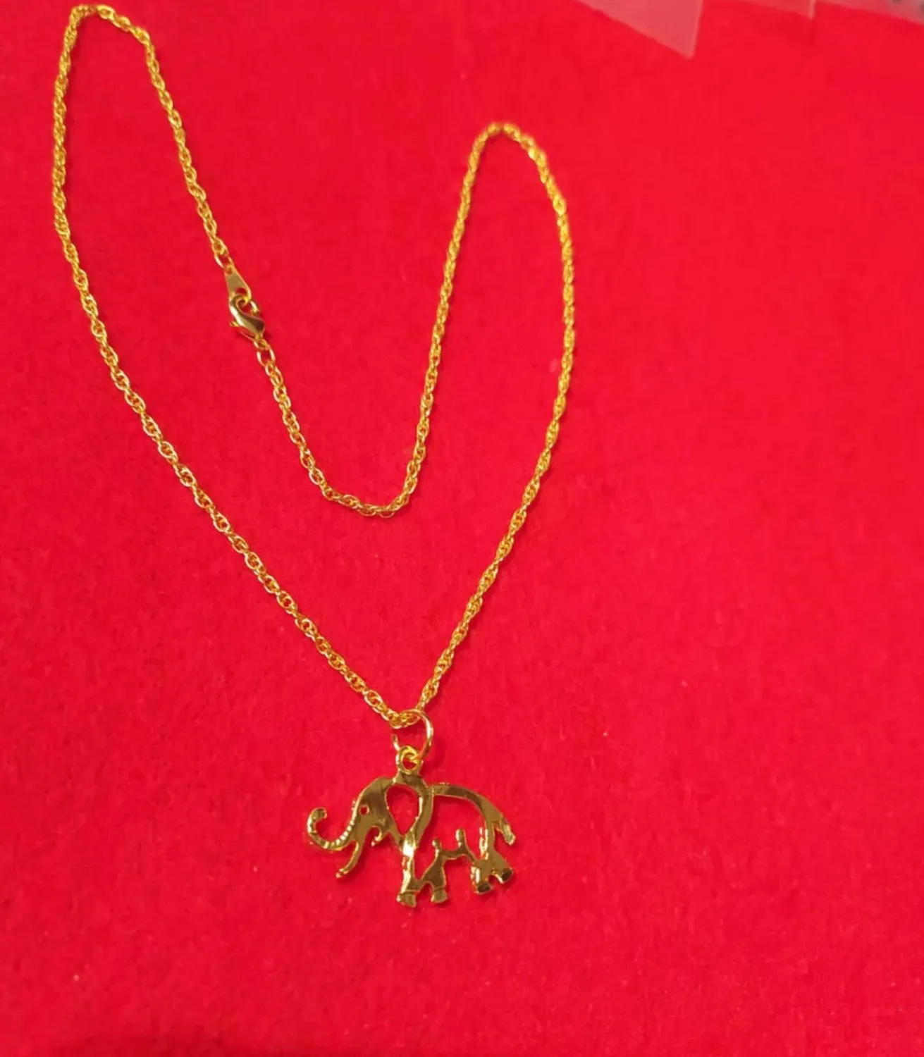Authentic Unlock Inner Strength with the Majestic Golden Elephant Charm