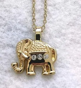 Authentic Lucky Elephant's Blessing: 18k Gold Plated Necklace