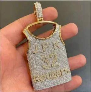 Authentic Golden Moissanite Letter Talisman – Enchanted Basketball Emblem