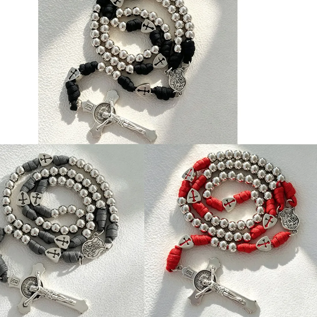 Authentic The Guardian Cord: St. Benedict and Archangel Michael Sacred Prayer Rosary