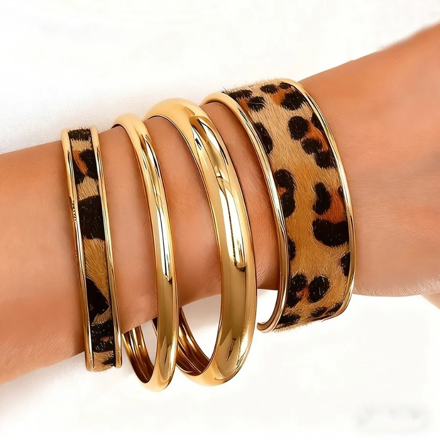 Authentic The Gilded Feline: A Quartet of Bohemian Power Bangles