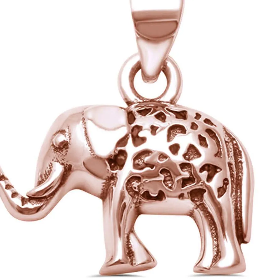 Authentic Celestial Matriarch Talisman - Rose Gold Elephant Prosperity Amulet