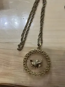 Authentic Mystical Charging Bull Pendant: Unleash Courage and Strength
