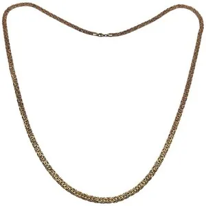 Authentic Guardian's Embrace: Rose Gold Byzantine Necklace