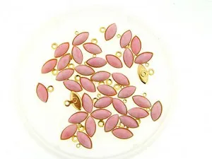 Authentic Whispers of the Cosmos: Light Pink Lucite Drops in East West Harmony