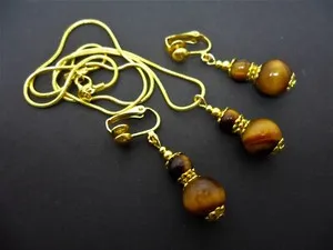 Authentic The Gilded Focus Tiger's Eye Talisman Set