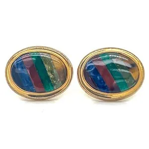 Authentic Celestial Constellation Oval Cufflinks: A Tapestry of Radiant Light