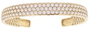 Authentic Celestial Radiance Golden Cuff of Eternal Grace