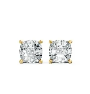 Authentic Illuminate Your Elegance with Celestial Harmony - Cushion Cut Lab Grown Diamond Studs