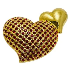 Authentic The Ethereal Swan: A Radiant Heart of Golden Grace