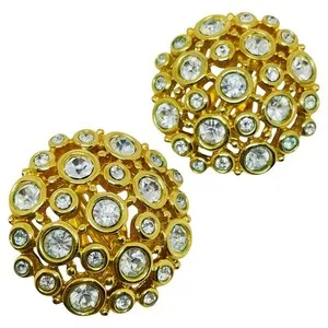Authentic Whispers of the Swan: Gilded Earrings of Grace