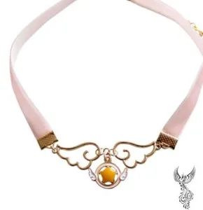 Authentic Celestial Winged Pentagram Amulet: A Choker of Ethereal Protection