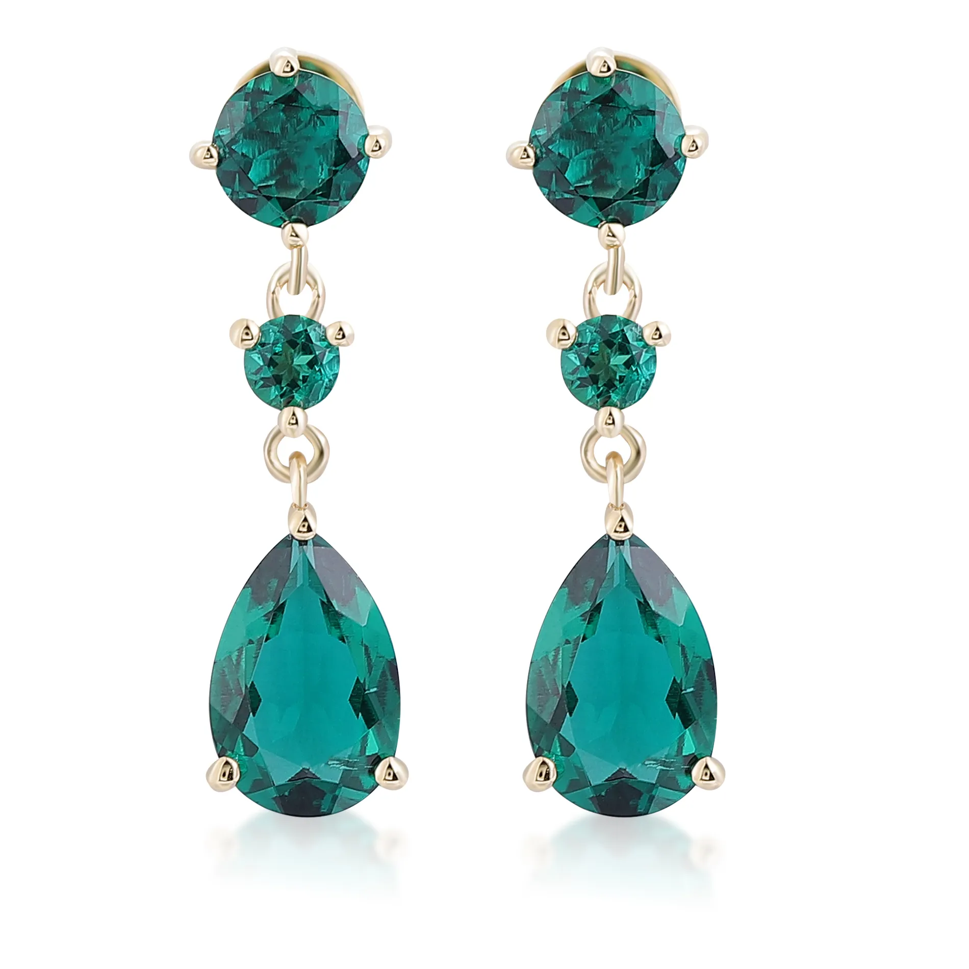 Authentic Verdant Tears of the Sacred Grove Drop Earrings