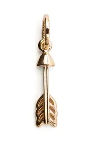 Authentic Pandora Arrow of Cupid Dangle Charm 18k Gold Plated Pandora Shine 767812