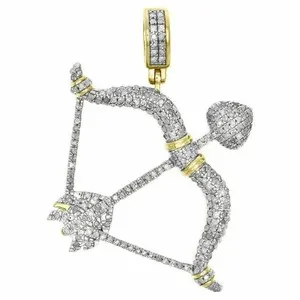 Authentic The Celestial Archer: Cupid’s Gold-Plated Arrow Pendant